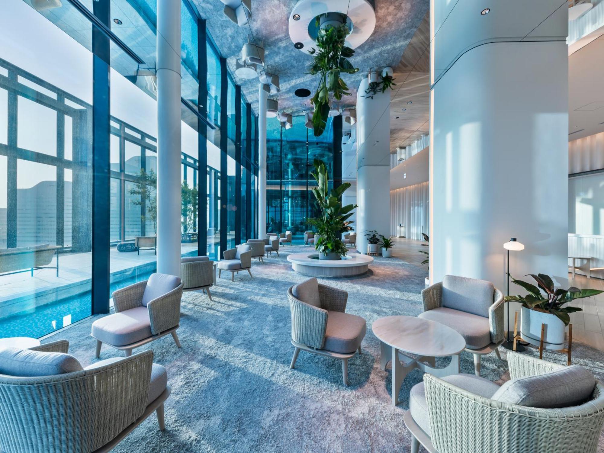 Mitsui Garden Hotel Yokohama Minatomirai Premier Ngoại thất bức ảnh The lobby of the hotel