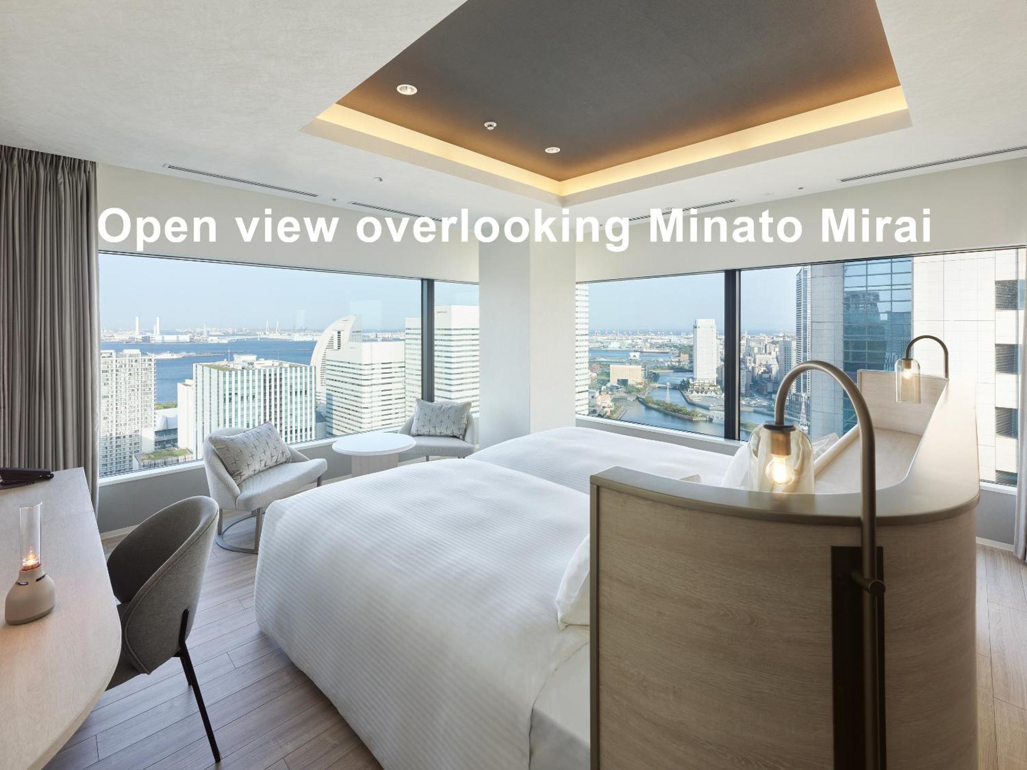 Mitsui Garden Hotel Yokohama Minatomirai Premier Ngoại thất bức ảnh Open view overlooking Minato Mirai